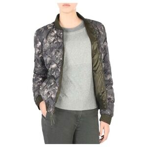 Napapijri Womens Jacket Puffer Camo‎ Reversible Antartic Research Winter Coat
